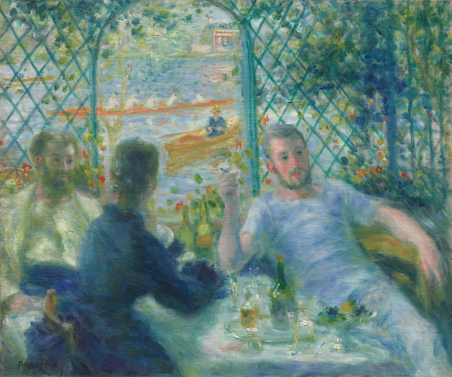 Almoço no Restaurante Fournaise - Pierr -Auguste Renoir (1875, conhecido por almoço dos remadores) (1).JPG